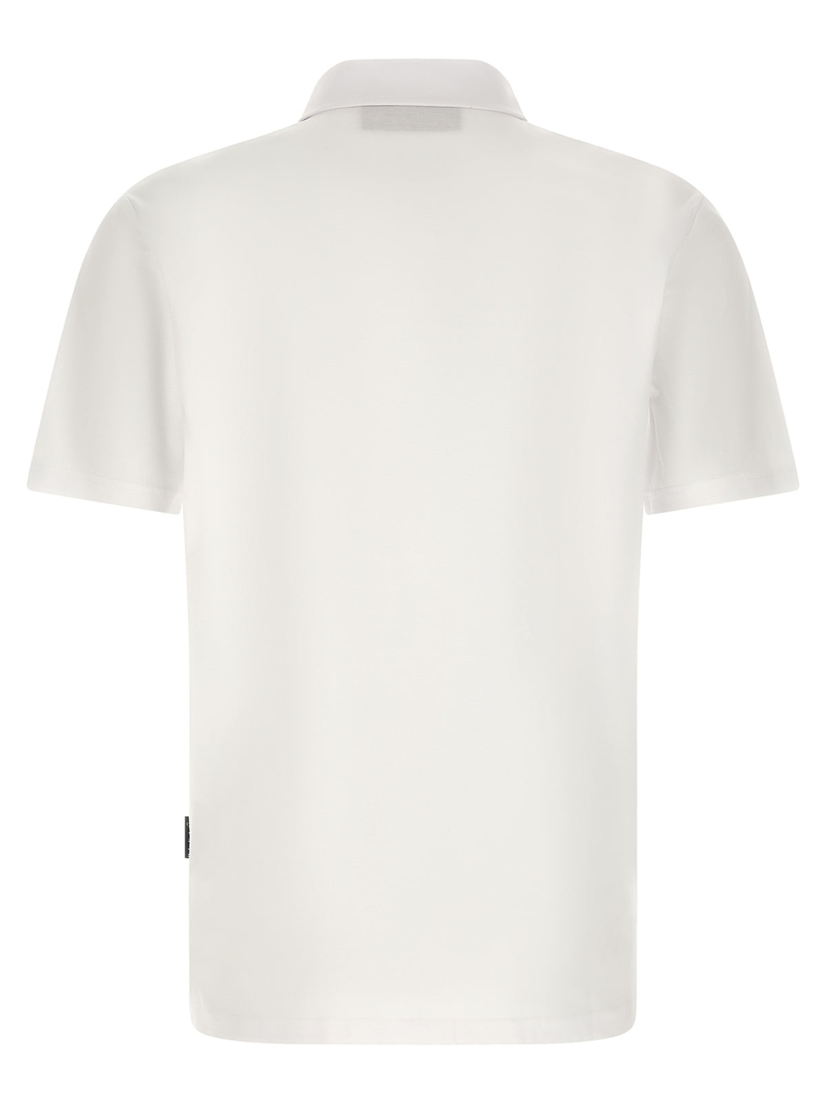 Philipp Plein White Cotton Polo Shirt