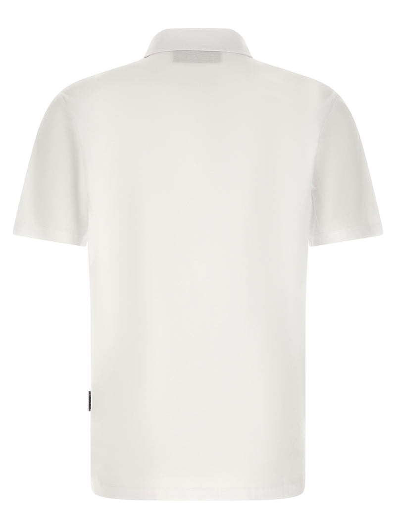 Philipp Plein White Cotton Polo Shirt