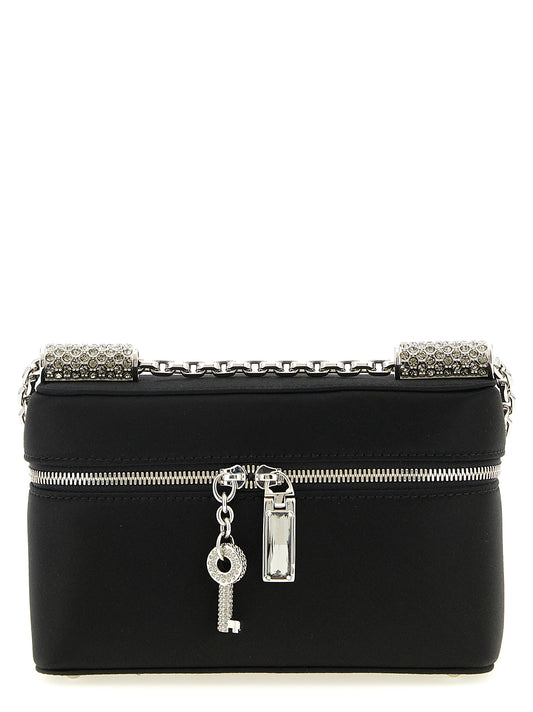 Dolce & Gabbana Black Viscose Sicily Crossbody Bag