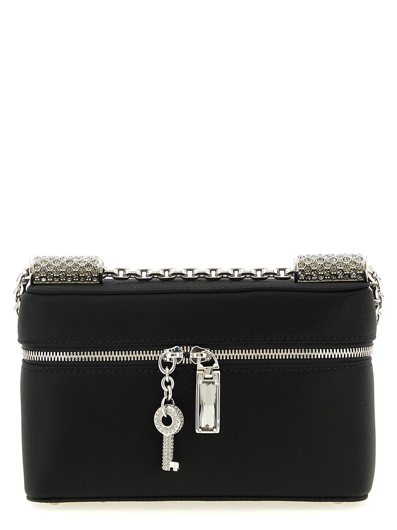 Dolce & Gabbana Black Viscose Sicily Crossbody Bag
