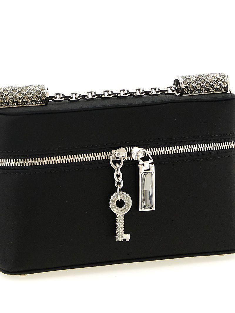 Dolce & Gabbana Black Viscose Sicily Crossbody Bag