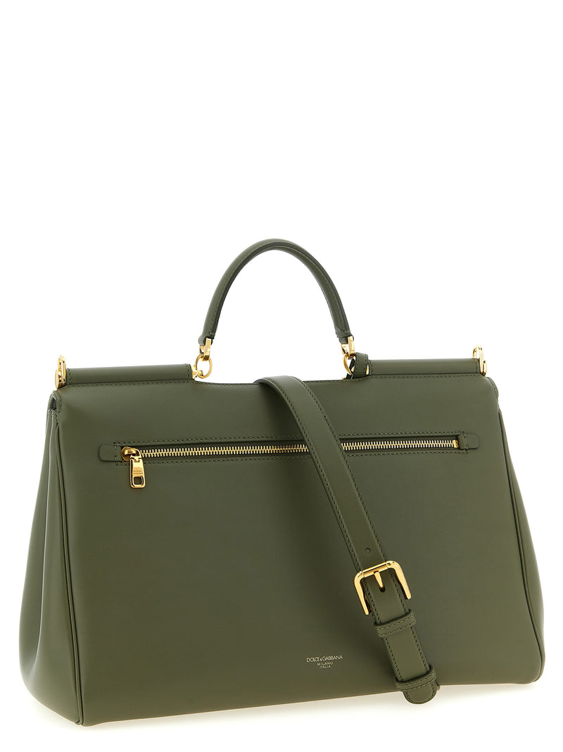 Dolce & Gabbana My Sicily Bicolor Calfskin Handbag