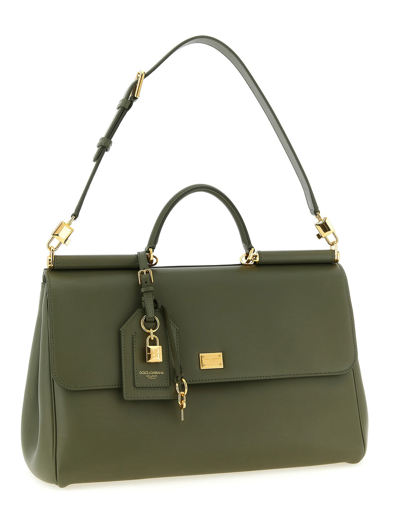 Dolce & Gabbana My Sicily Bicolor Calfskin Handbag