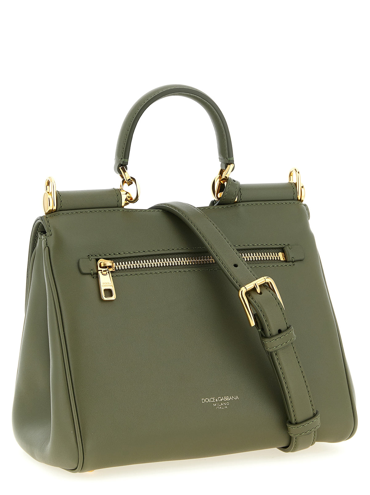 Dolce & Gabbana My Sicily Bicolor Calfskin Handbag