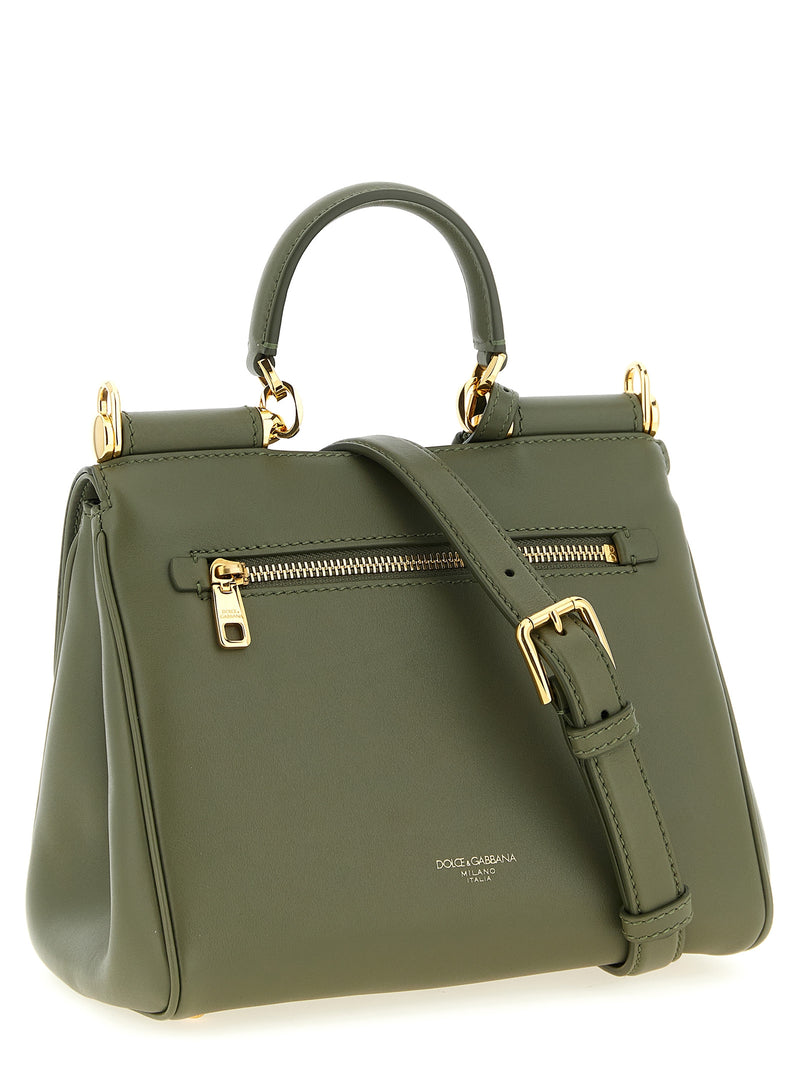 Dolce & Gabbana My Sicily Bicolor Calfskin Handbag