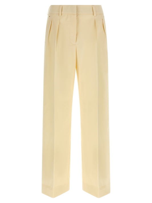 Moncler Pantalon habillé beige en coton