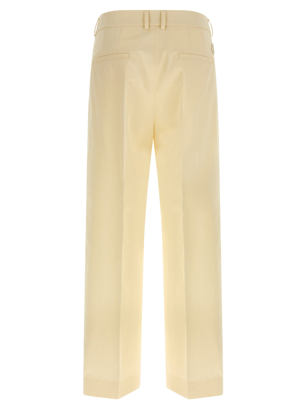 Moncler Pantalon habillé beige en coton