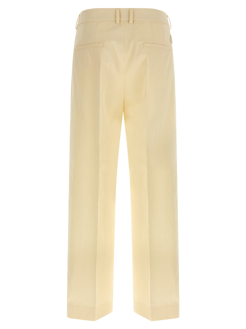 Moncler Beige Cotton Dress Pants