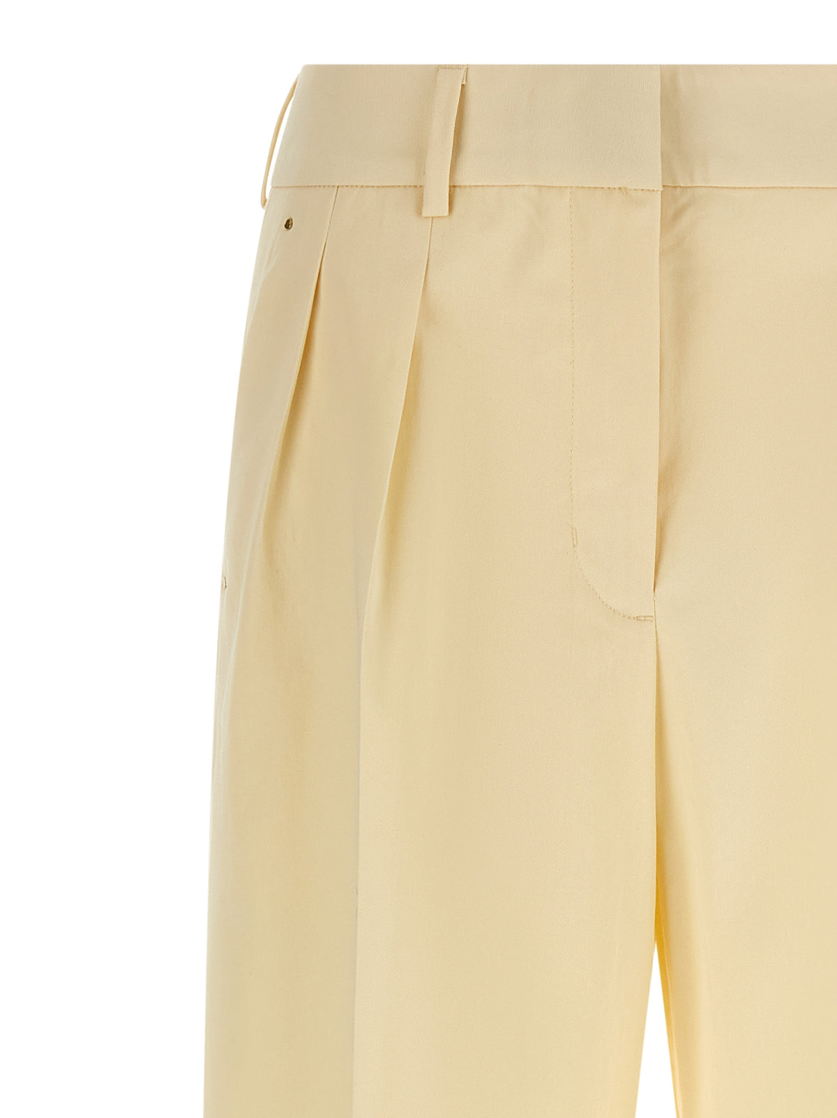 Moncler Pantalon habillé beige en coton