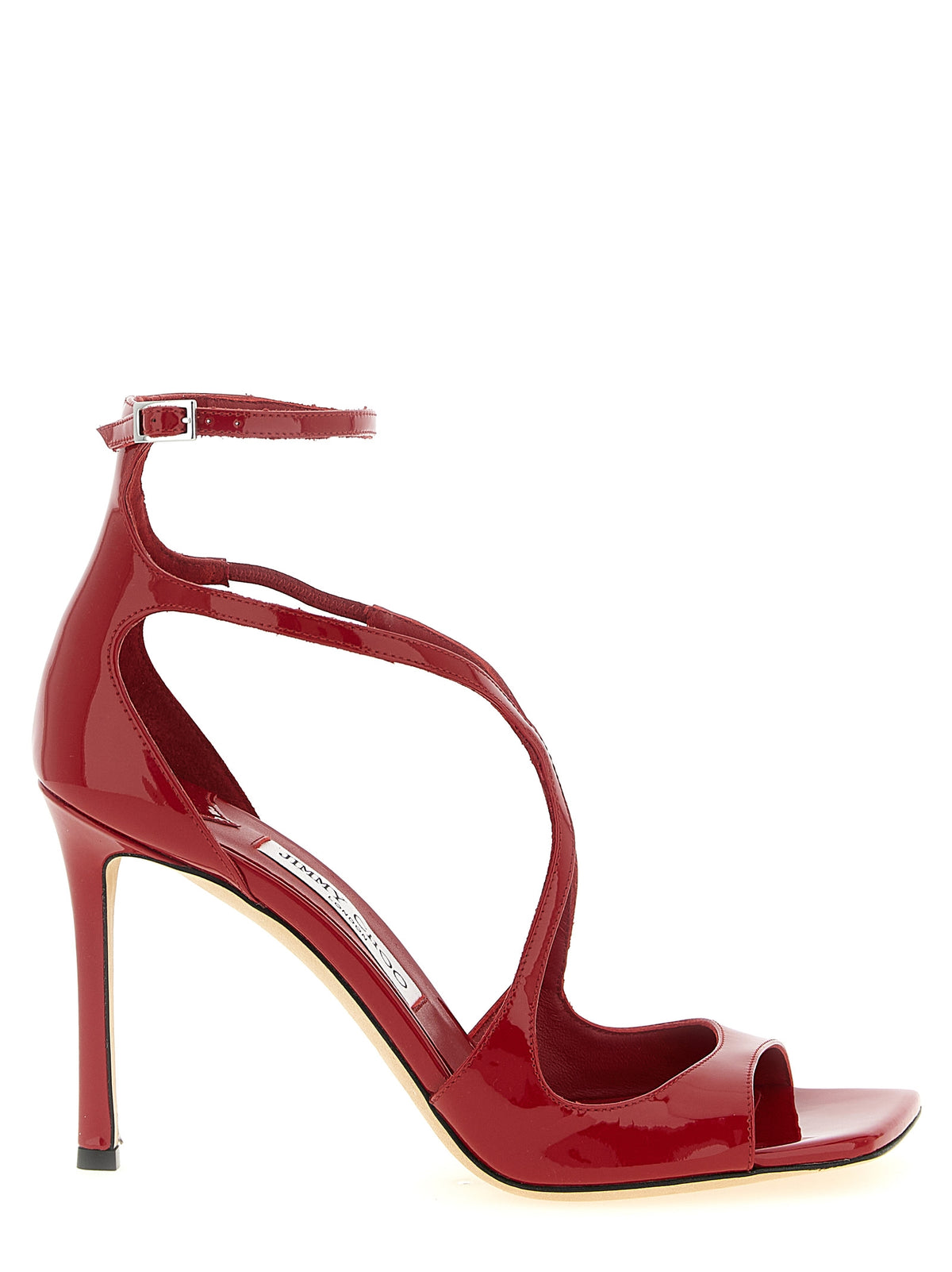 Jimmy Choo Azia Multicolor Leather Stiletto Heel Sandals