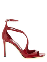 Jimmy Choo Azia Multicolor Leather Stiletto Heel Sandals