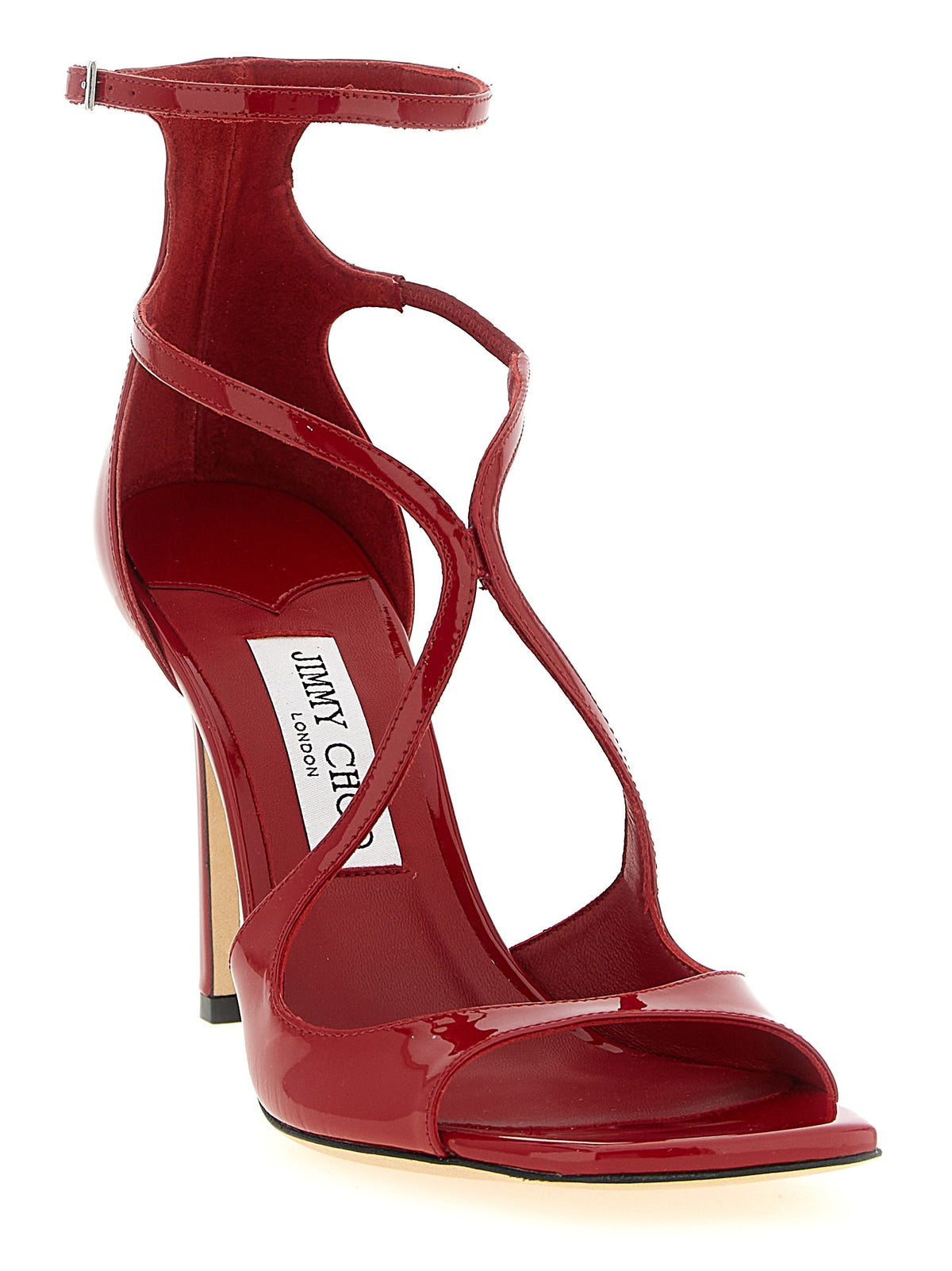 Jimmy Choo Azia Multicolor Leather Stiletto Heel Sandals