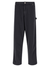 Pantalon cargo Moncler en coton bleu