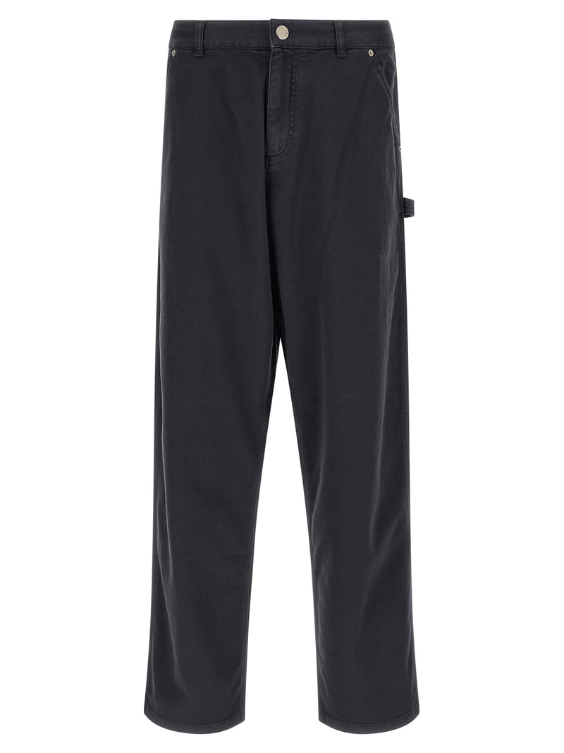 Pantalon cargo Moncler en coton bleu