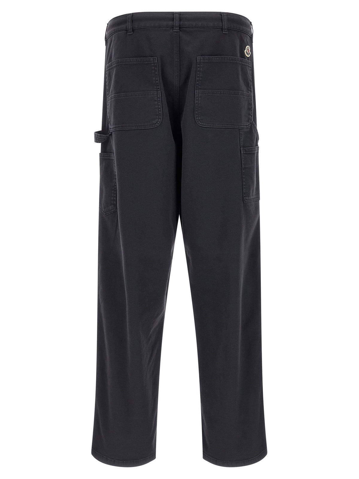 Pantalon cargo Moncler en coton bleu
