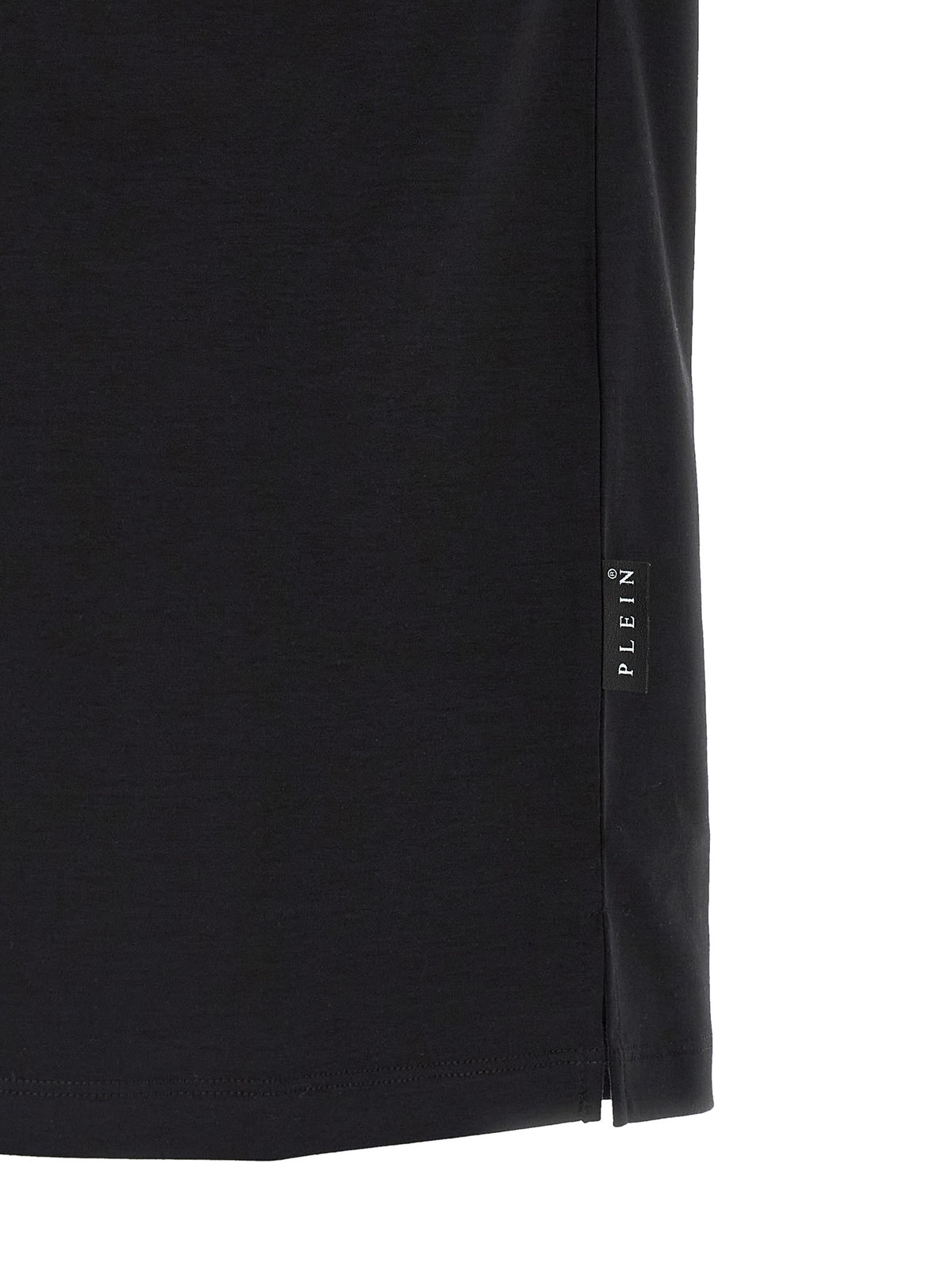 Polo en coton noir Philipp Plein