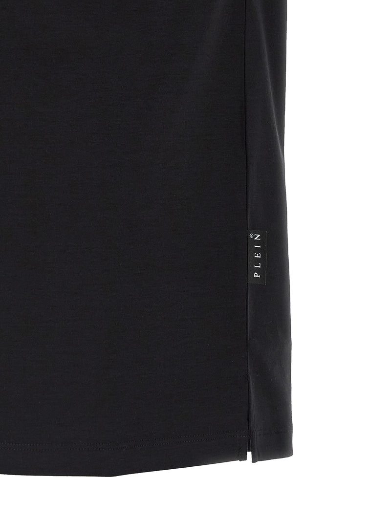 Polo en coton noir Philipp Plein