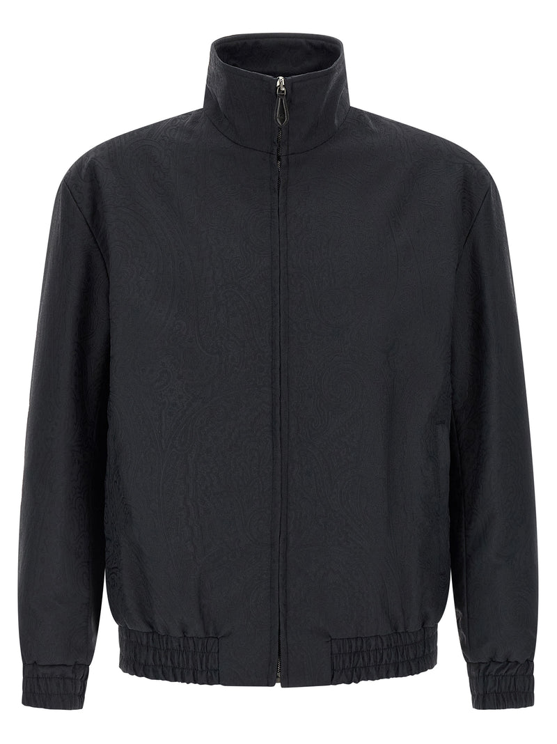 Veste en polyamide bleu Etro