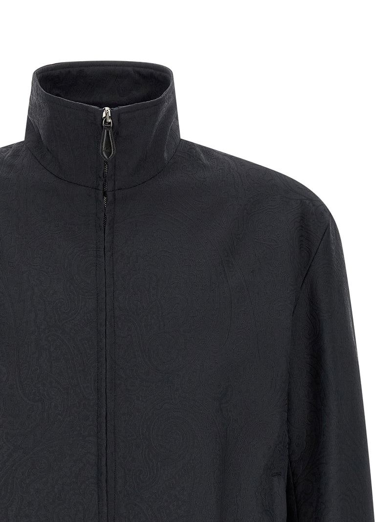 Veste en polyamide bleu Etro