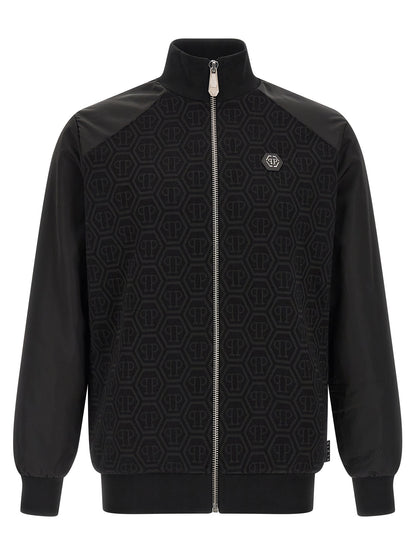 Philipp Plein Black Cotton Sweatshirt