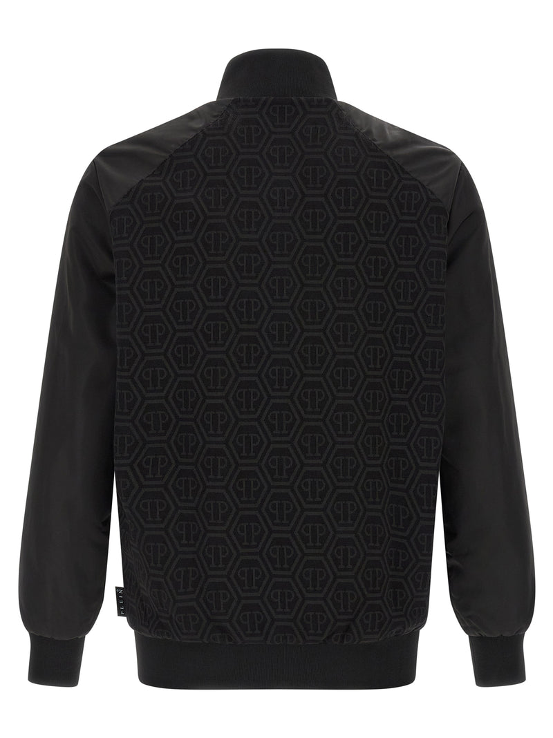Philipp Plein Black Cotton Sweatshirt