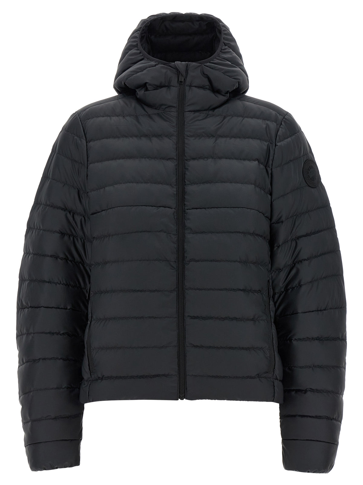 Veste longue Canada Goose noire en polyamide