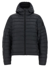 Veste longue Canada Goose noire en polyamide