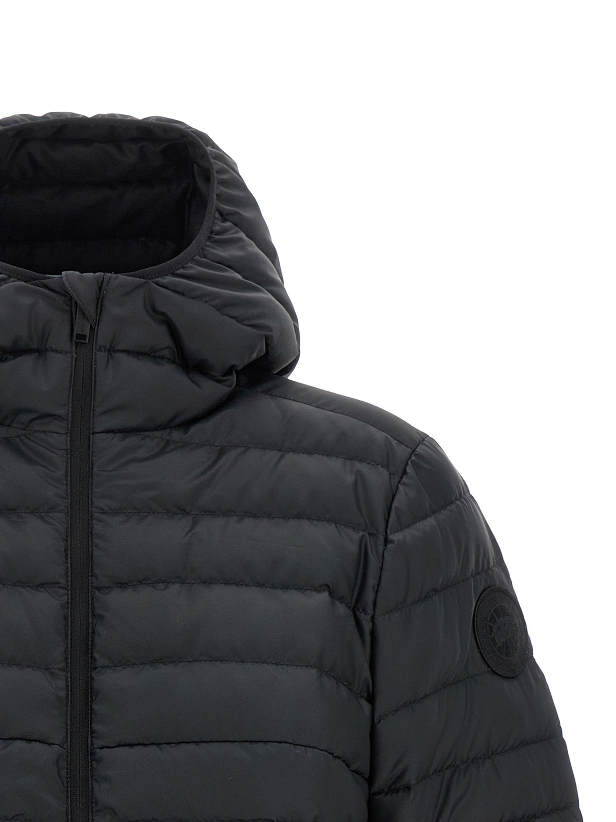 Veste longue Canada Goose noire en polyamide