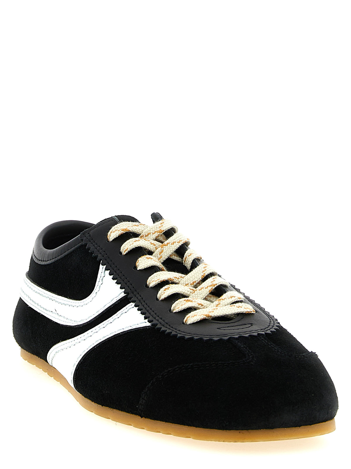 Dries Van Noten Bicolor Calfskin Sneakers for Men