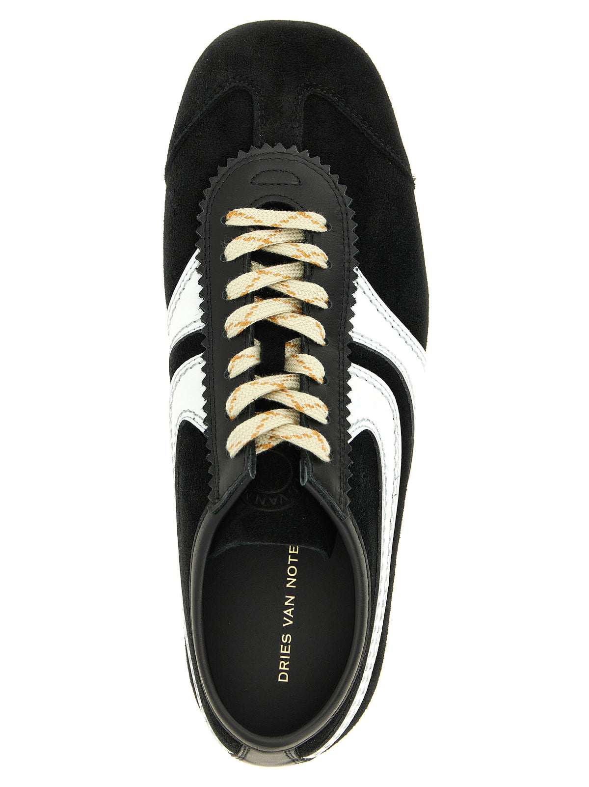 Dries Van Noten Bicolor Calfskin Sneakers for Men