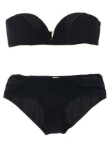 Zimmermann Wanderlust Curve Black Polyamide Bikini