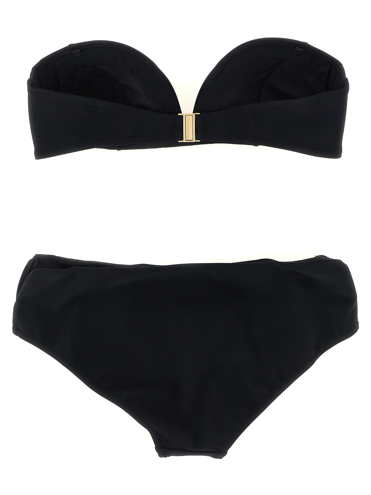 Zimmermann Wanderlust Curve Black Polyamide Bikini