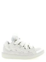 Lanvin White Calfskin Chunky Sneakers