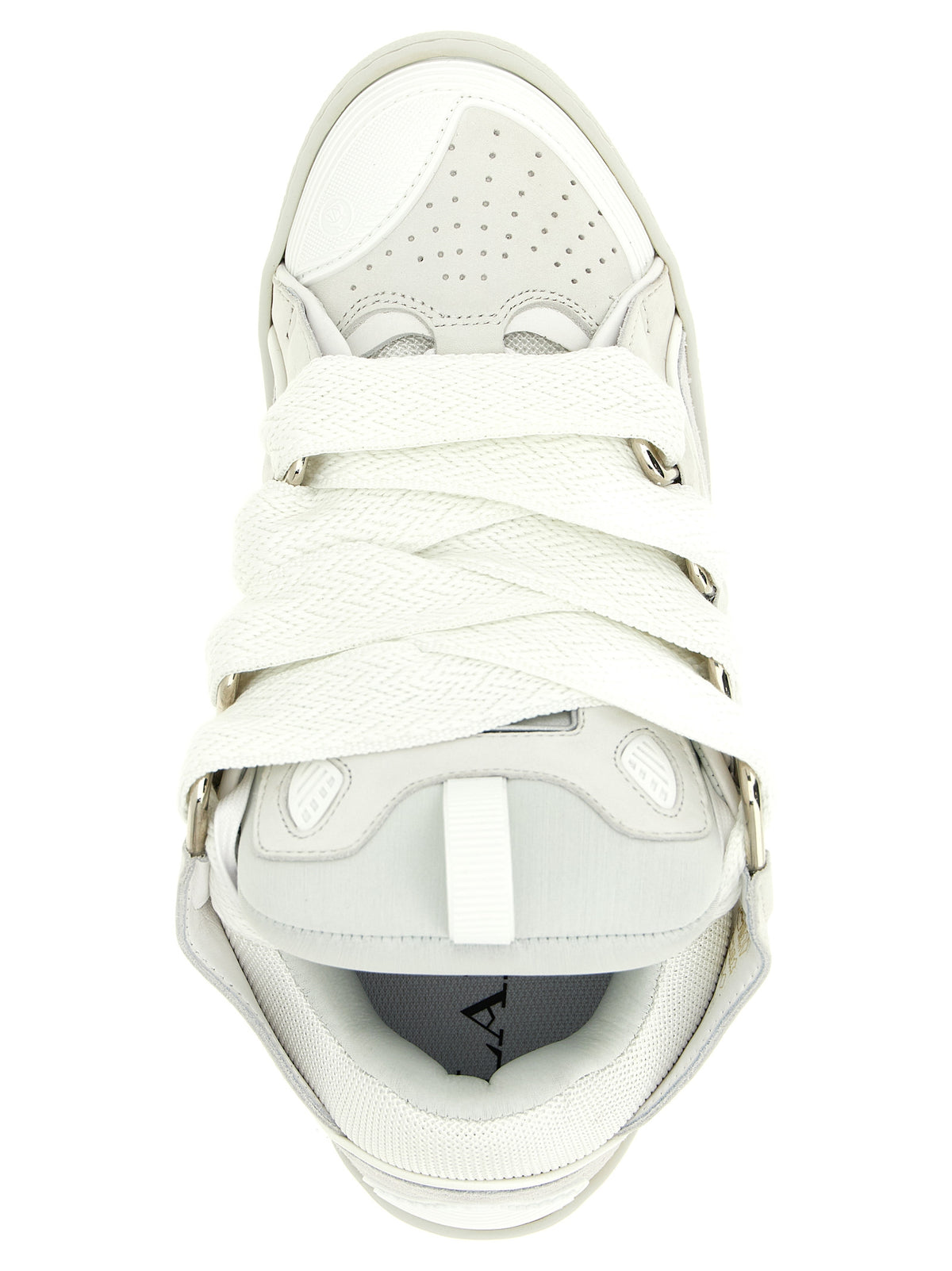 Lanvin White Calfskin Chunky Sneakers