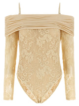 Zimmermann Beige Polyamide Bodysuit - Rebellion Collection