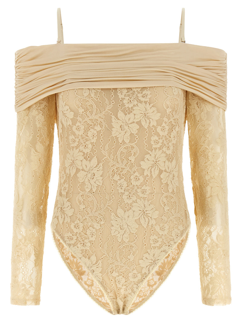 Zimmermann Beige Polyamide Bodysuit - Rebellion Collection