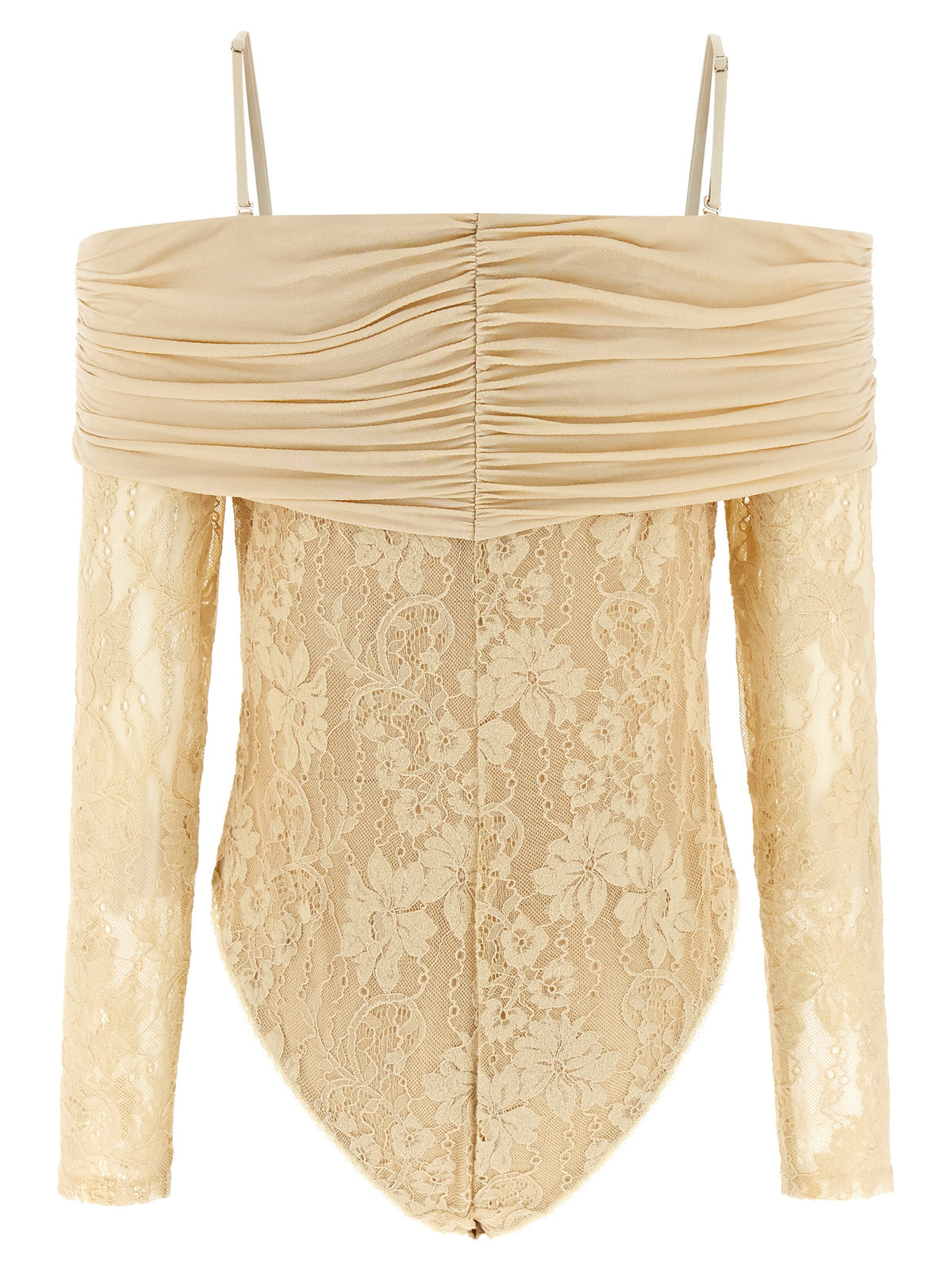 Zimmermann Beige Polyamide Bodysuit - Rebellion Collection
