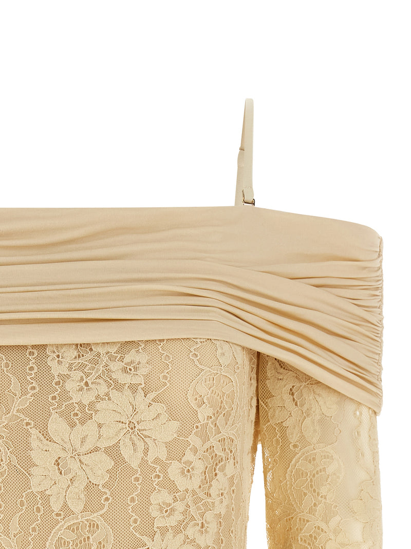 Zimmermann Beige Polyamide Bodysuit - Rebellion Collection