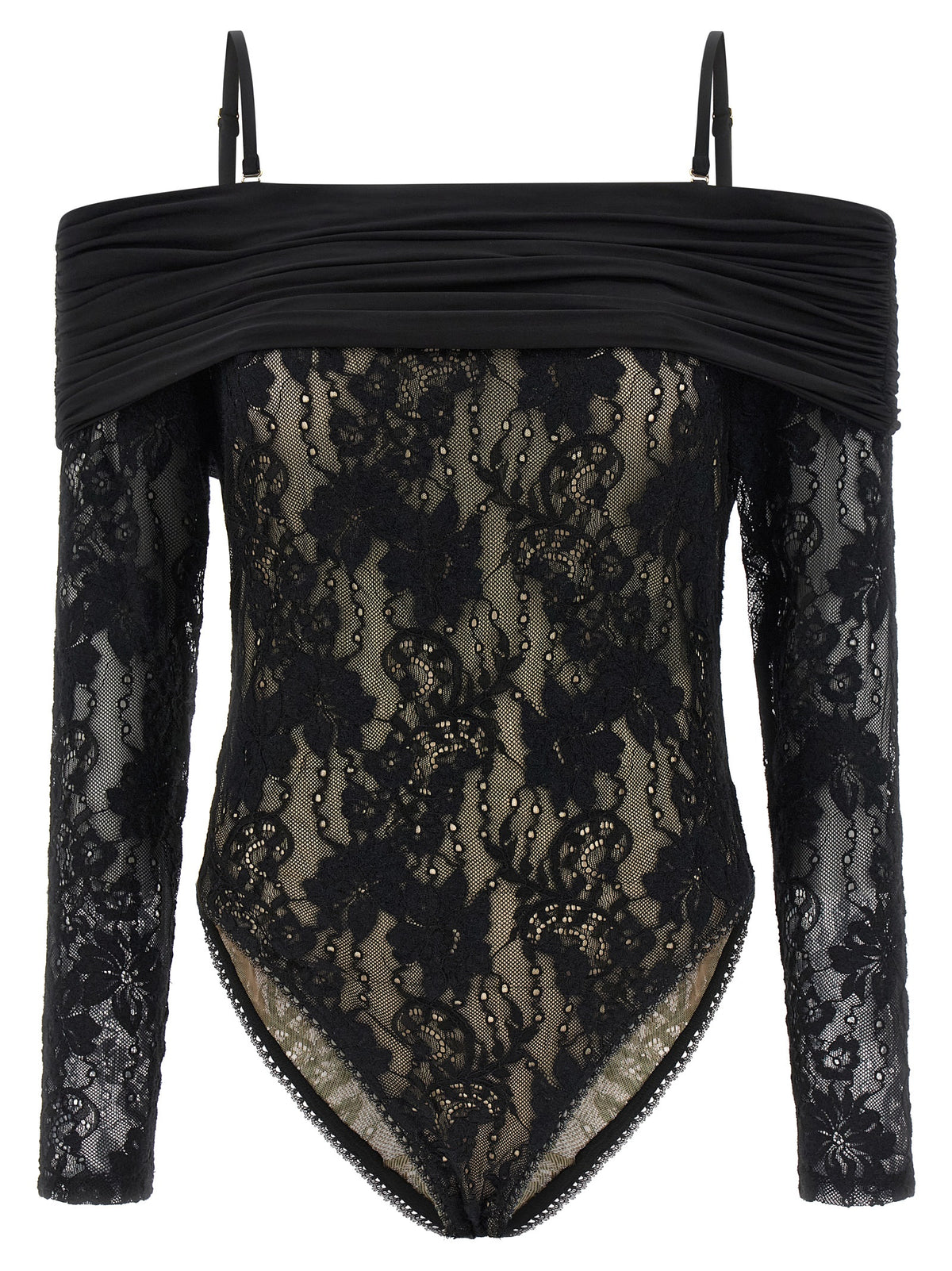 Zimmermann Black Polyamide Rebellion Bodysuit