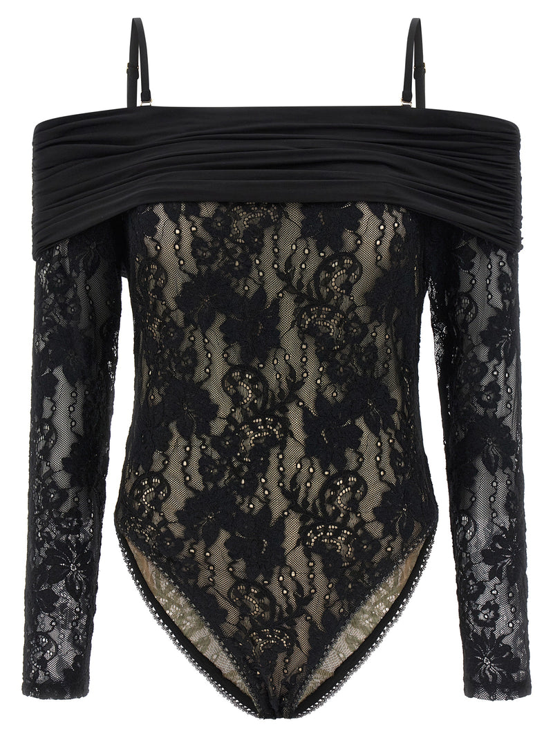 Zimmermann Black Polyamide Rebellion Bodysuit