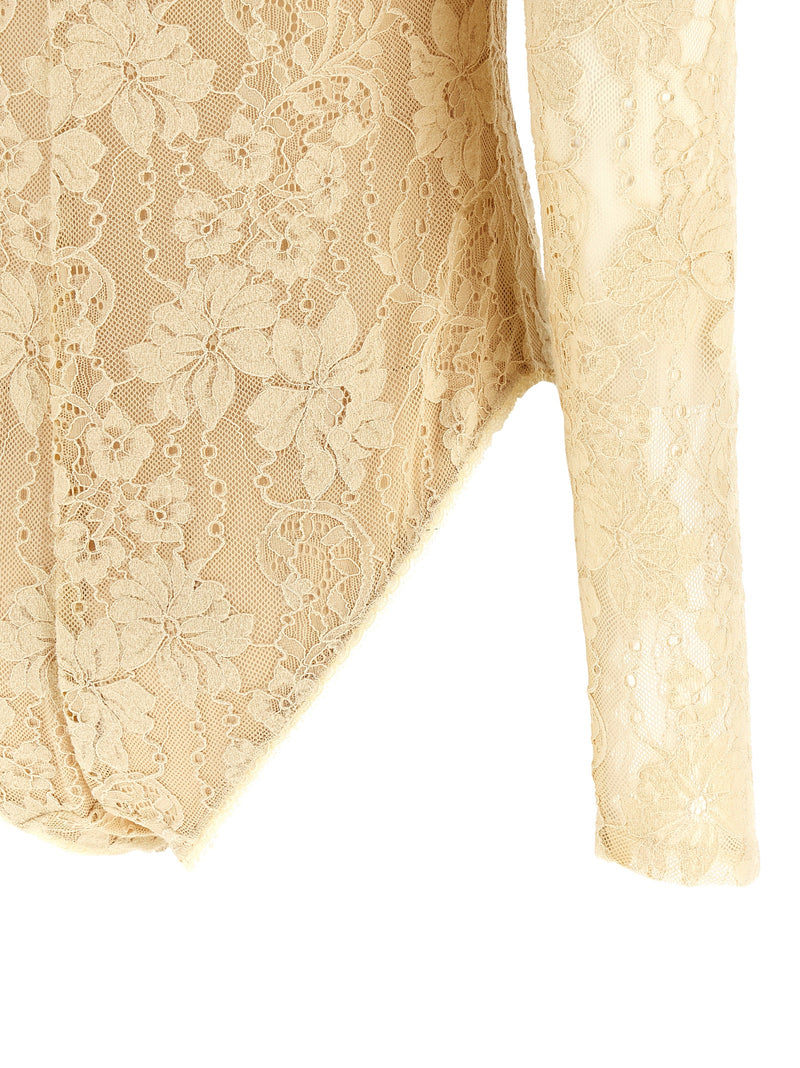 Zimmermann Beige Polyamide Bodysuit - Rebellion Collection