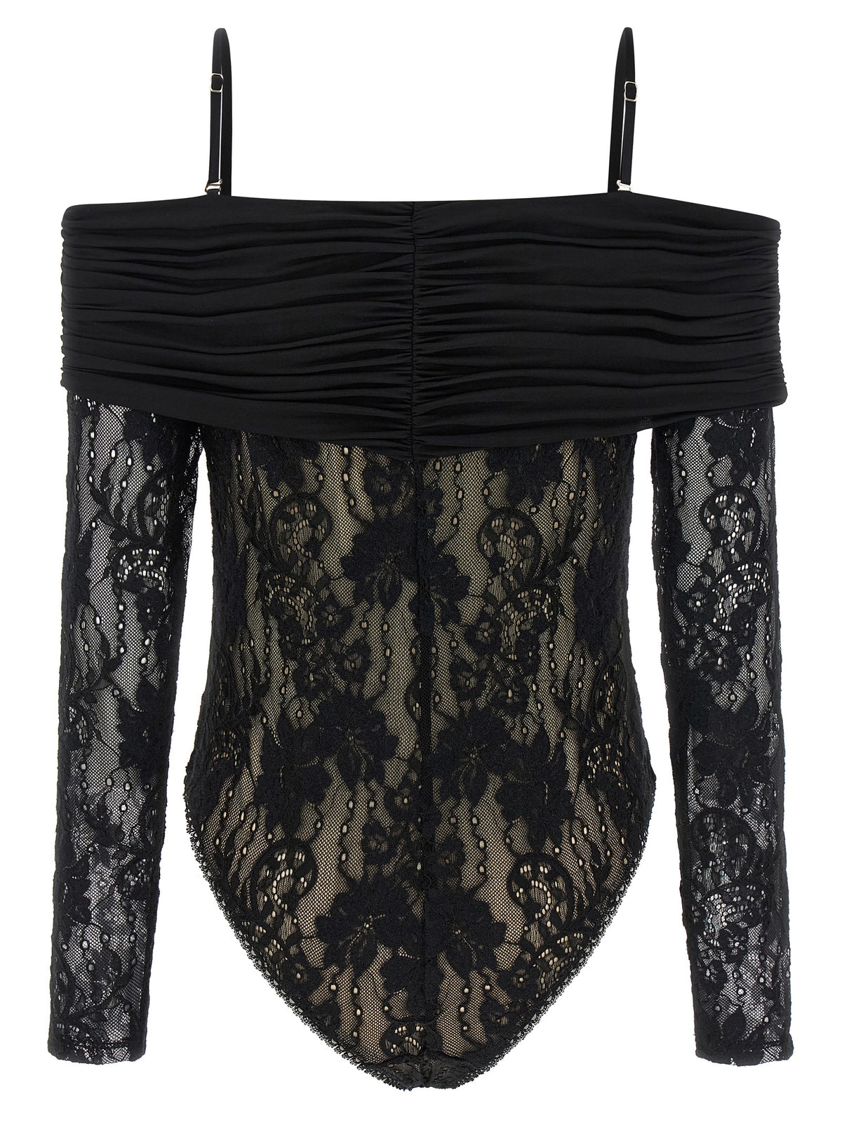 Zimmermann Black Polyamide Rebellion Bodysuit