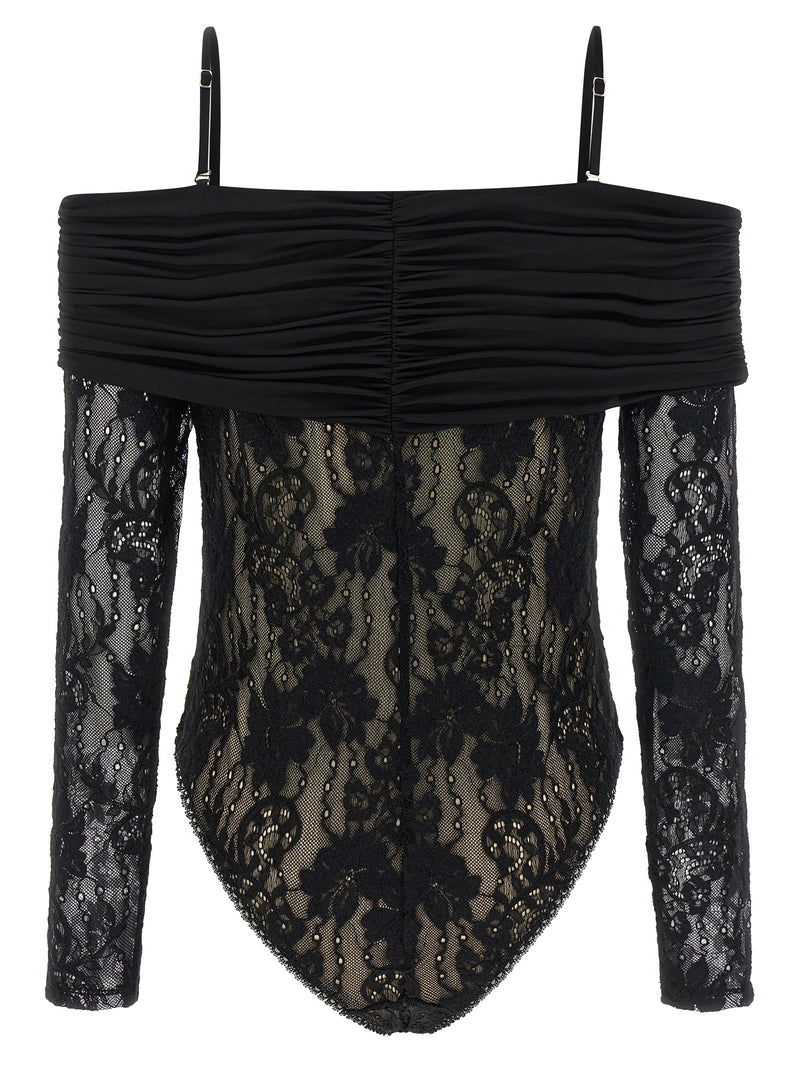 Zimmermann Black Polyamide Rebellion Bodysuit