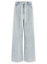 MM6 Maison Margiela Blue Cotton Jeans Denim