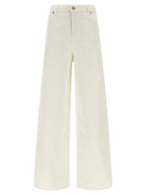 Golden Goose Jean Boyfriend Blanc Coton