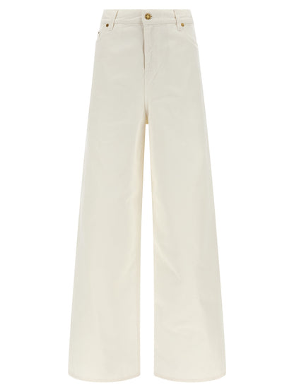 Golden Goose White Cotton Boyfriend Jeans