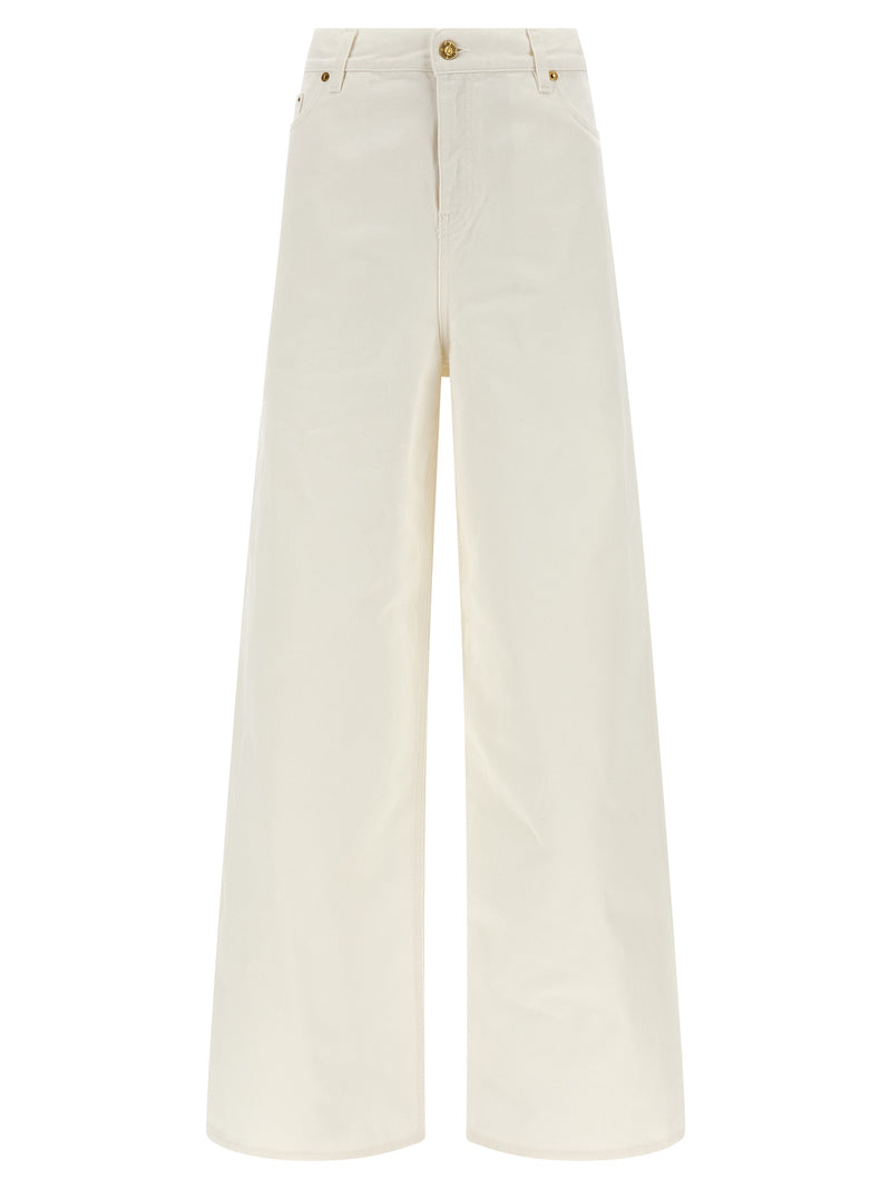 Golden Goose Jean Boyfriend Blanc Coton