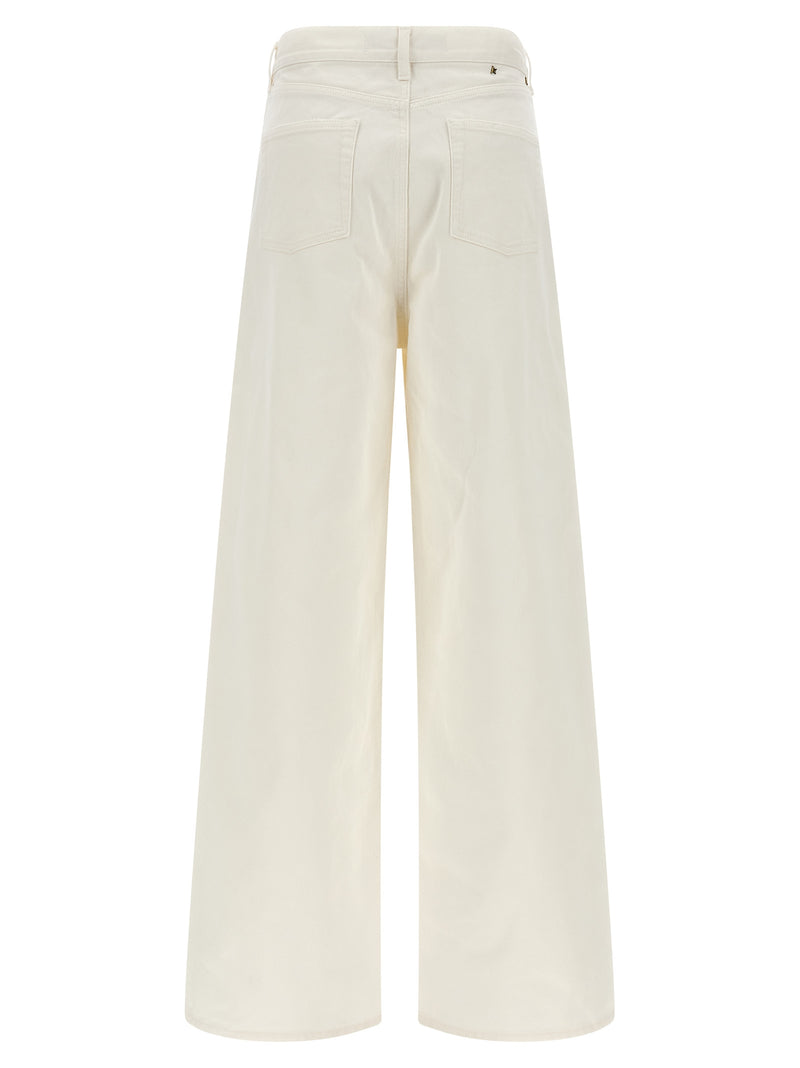 Golden Goose Jean Boyfriend Blanc Coton