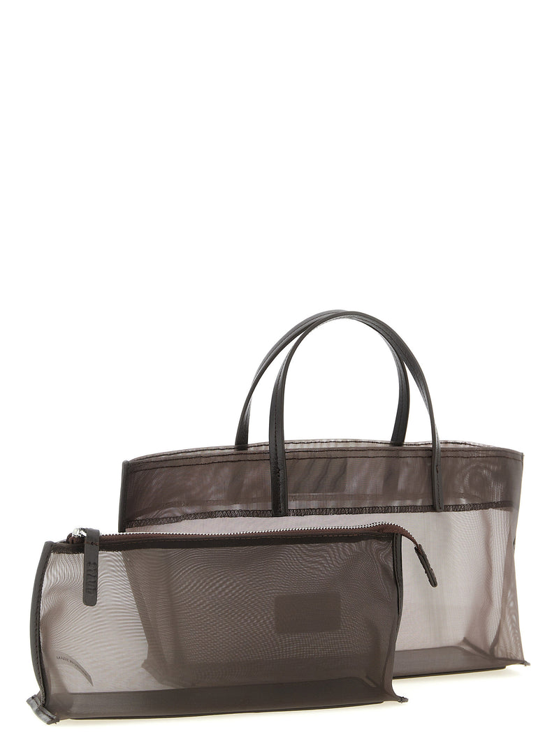 Staud Christos Brown Polyamide Tote Bag