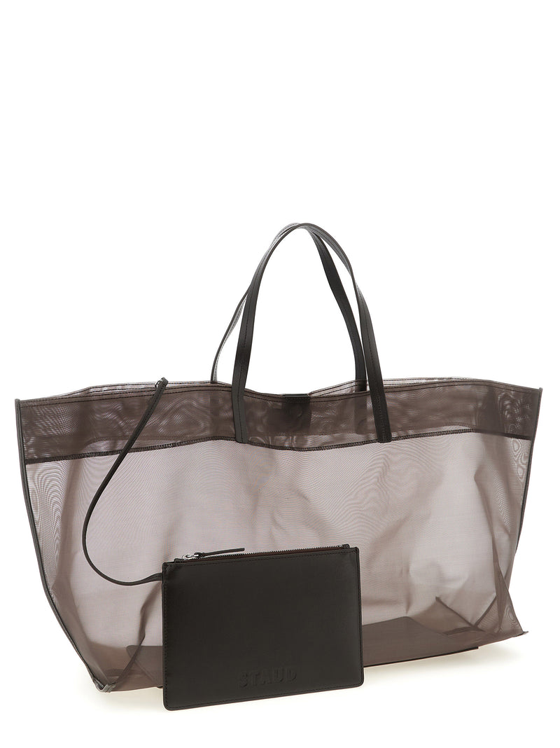 Staud Christos Brown Polyamide Tote Bag